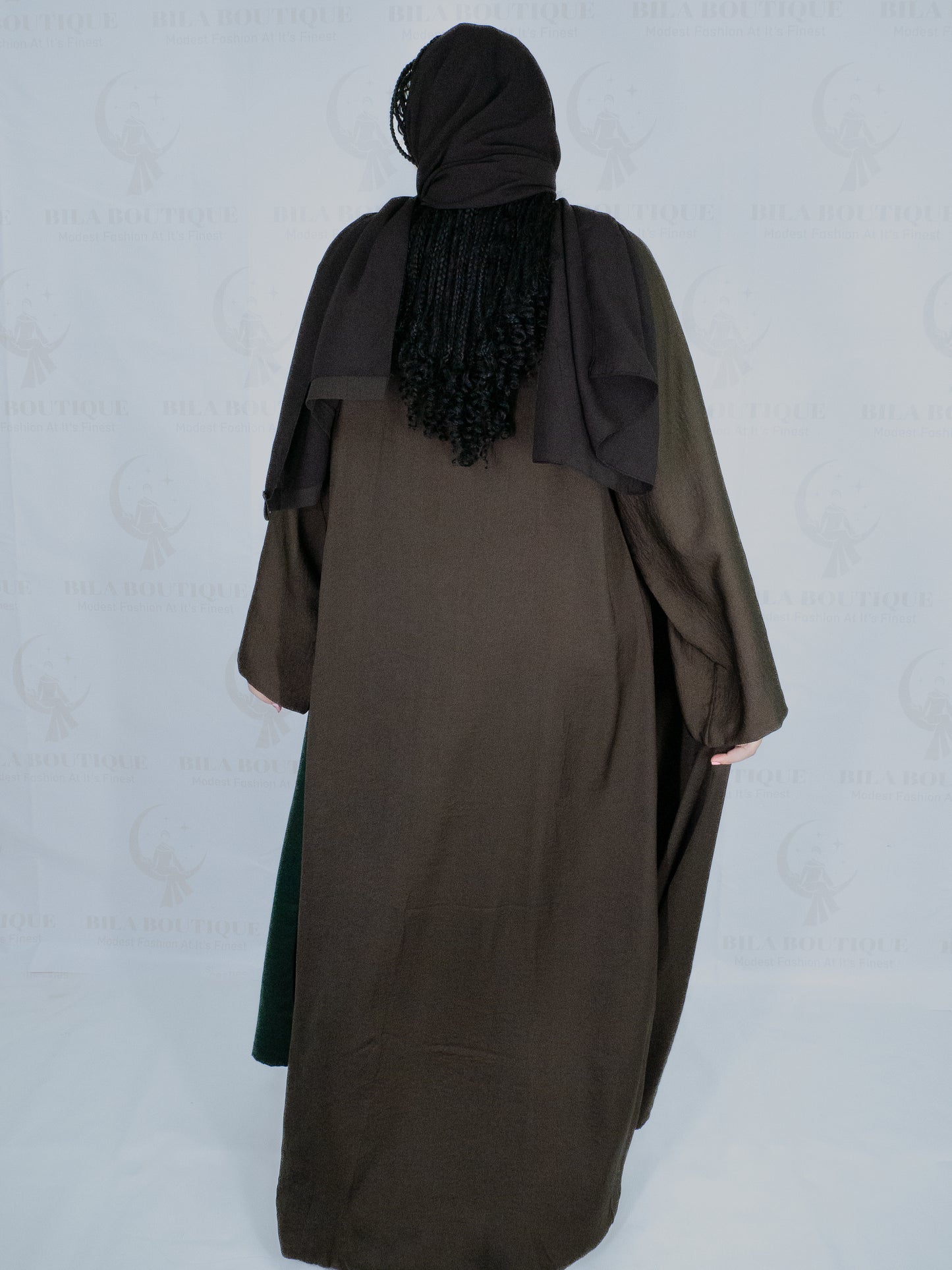 Brown Double Sideded Abaya