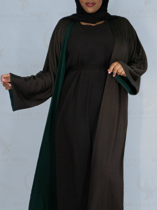 Brown Double Sideded Abaya