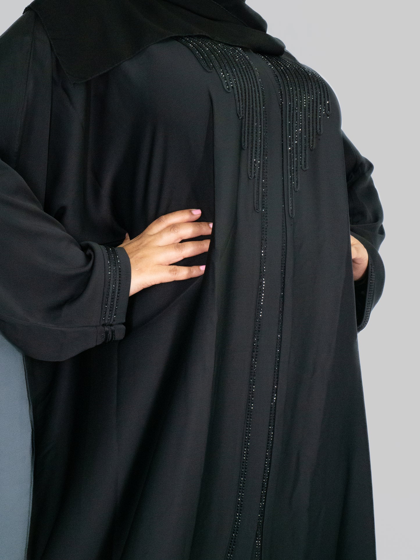 Black Batwing Abaya