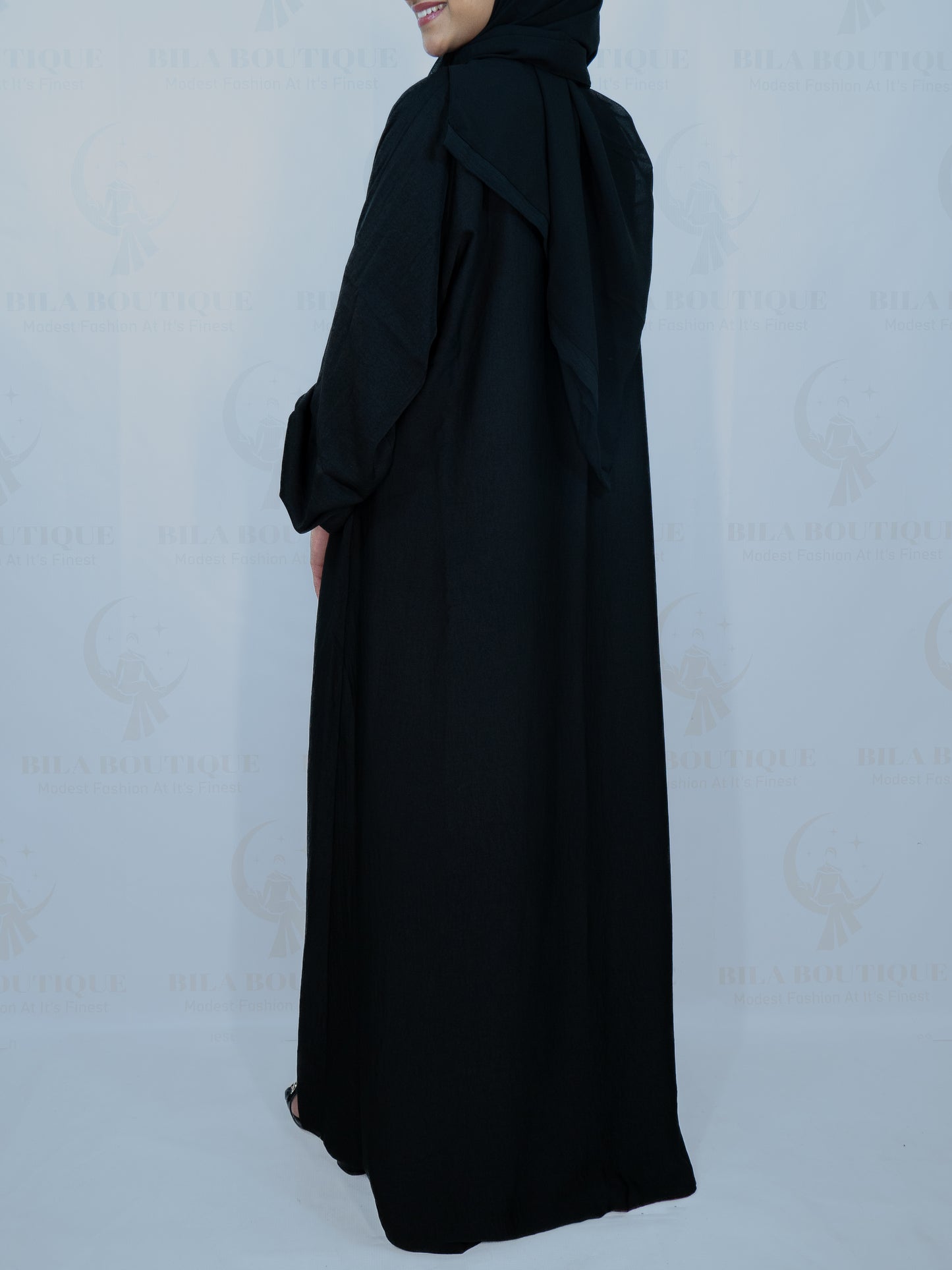 Red/Black Double Sided Abaya