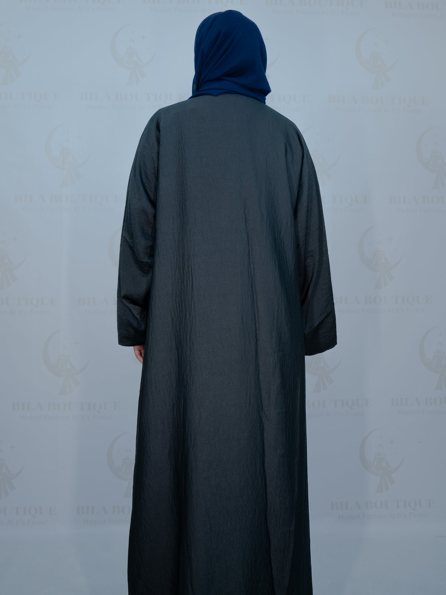 Blue Double Sideded Abaya