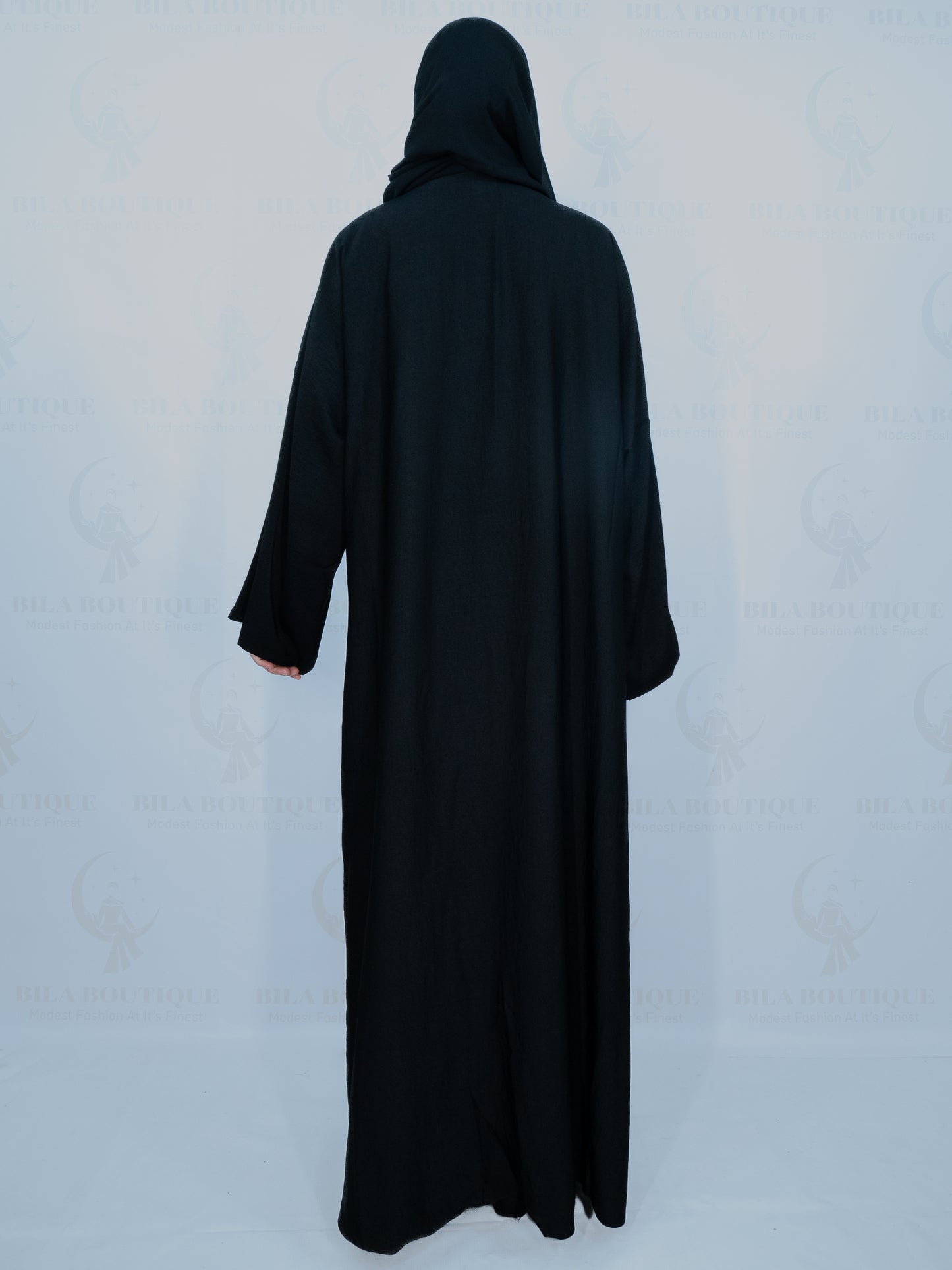 Grey/Black Double Sided Abaya