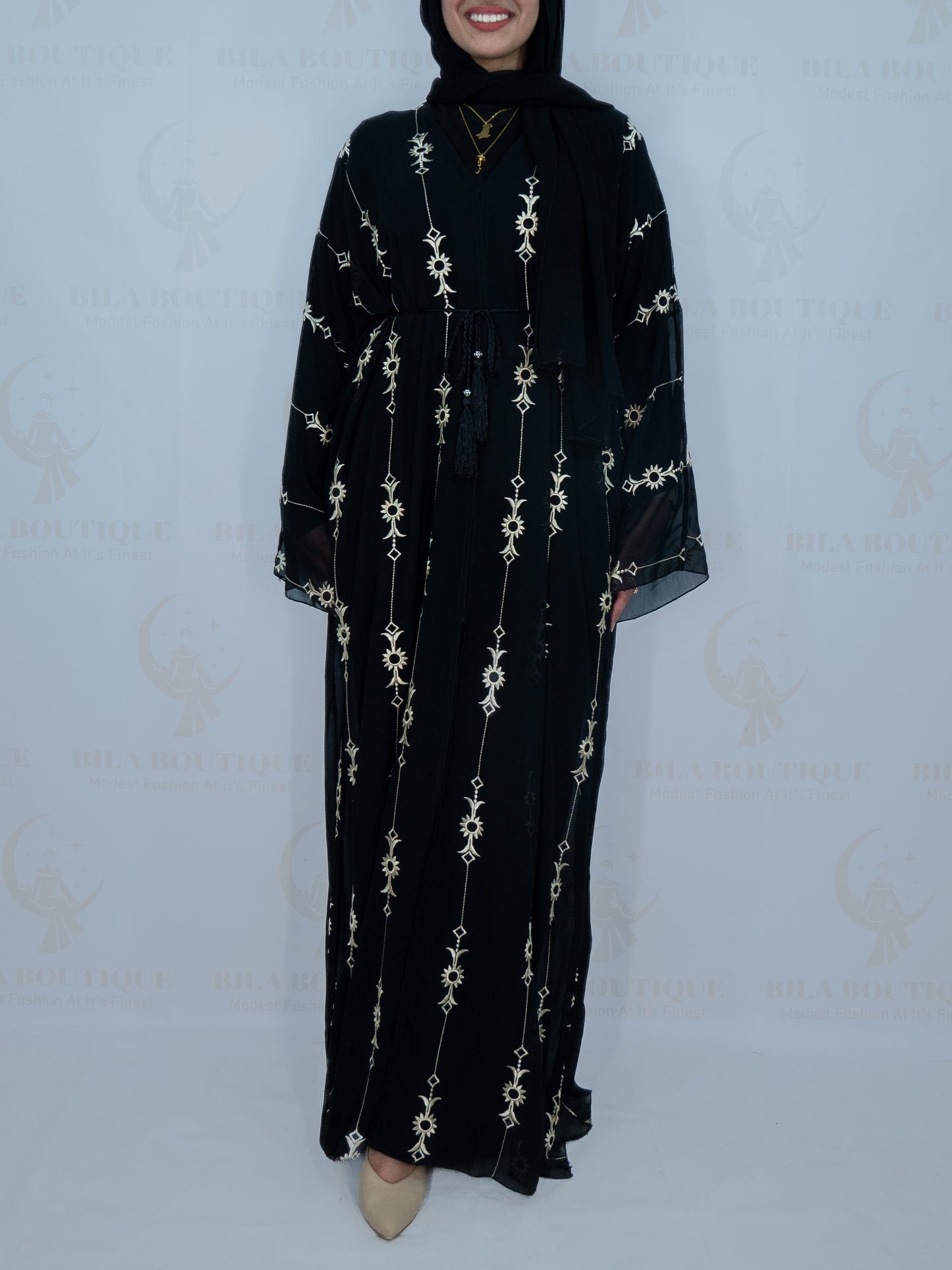 Black Diamond Sun Abaya