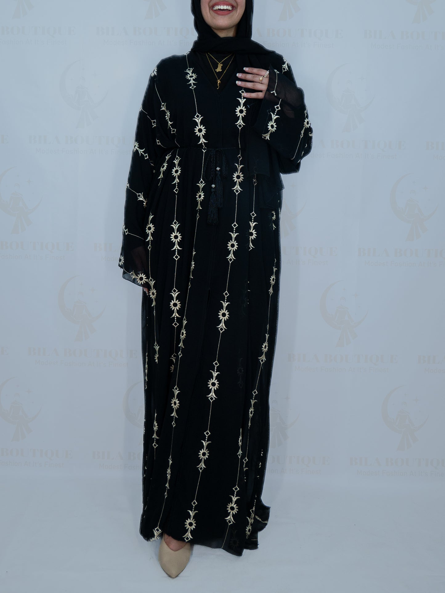 Black Diamond Sun Abaya